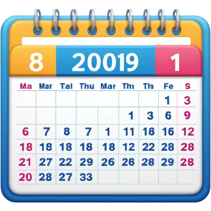 Calendar  emoji