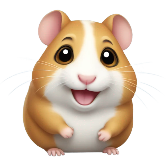 Happy hamster emoji