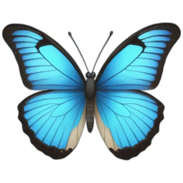 Blue Butterfly  emoji