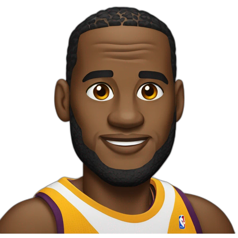 lebron james as tiger emoji