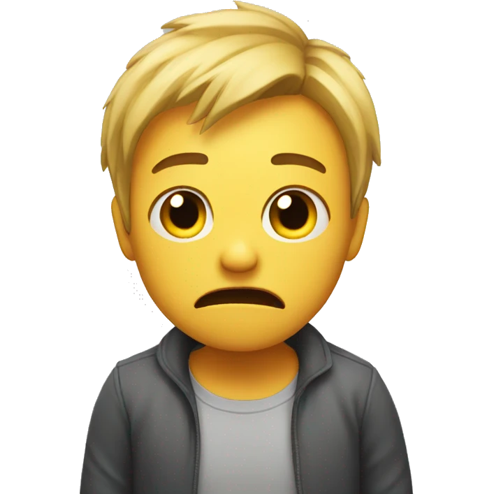 Scared and sweaty emoji