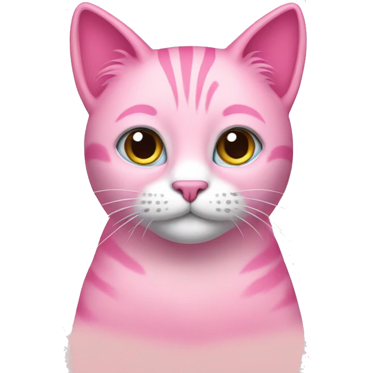 Pink cat  emoji