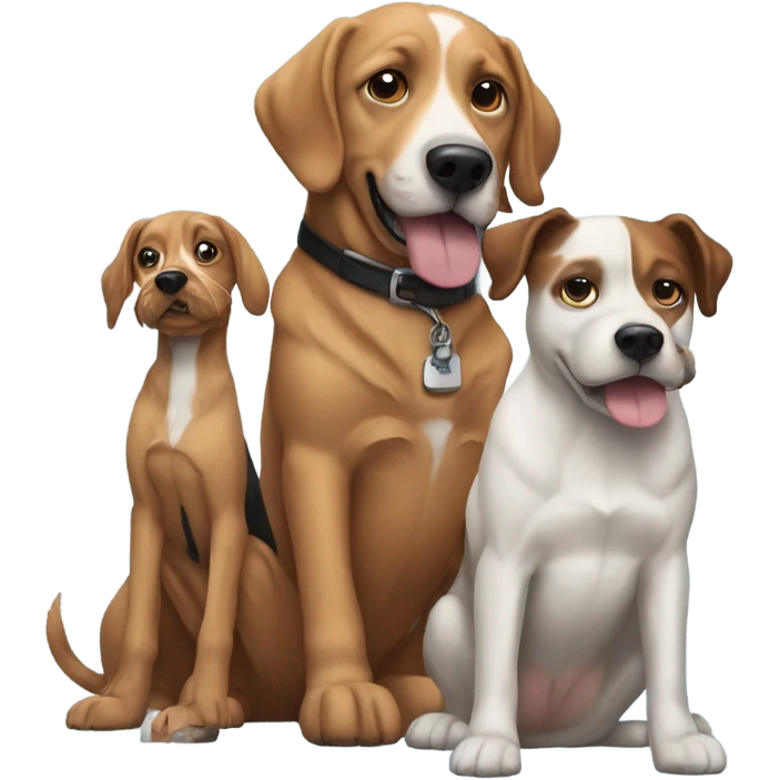 Harley, Jesse and Milly the dog emoji