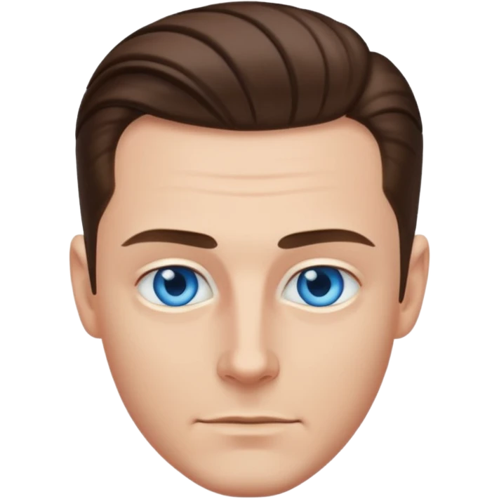 white dude with slick back hair emoji