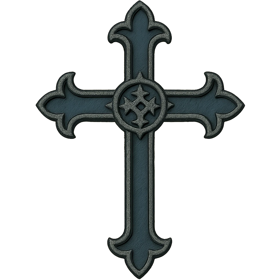 goth cross emoji