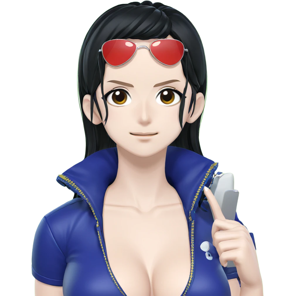 nico robin stylish summer vibe emoji