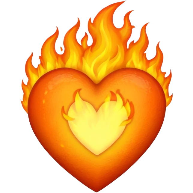 heart in fire emoji