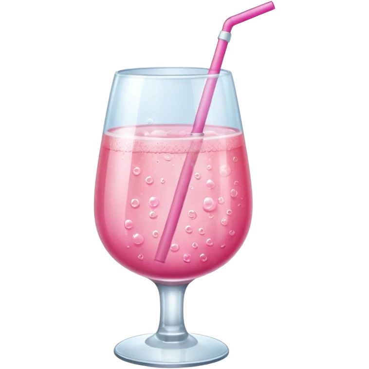 Pink drink emoji