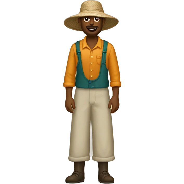 Tejon vestido como pescador emoji