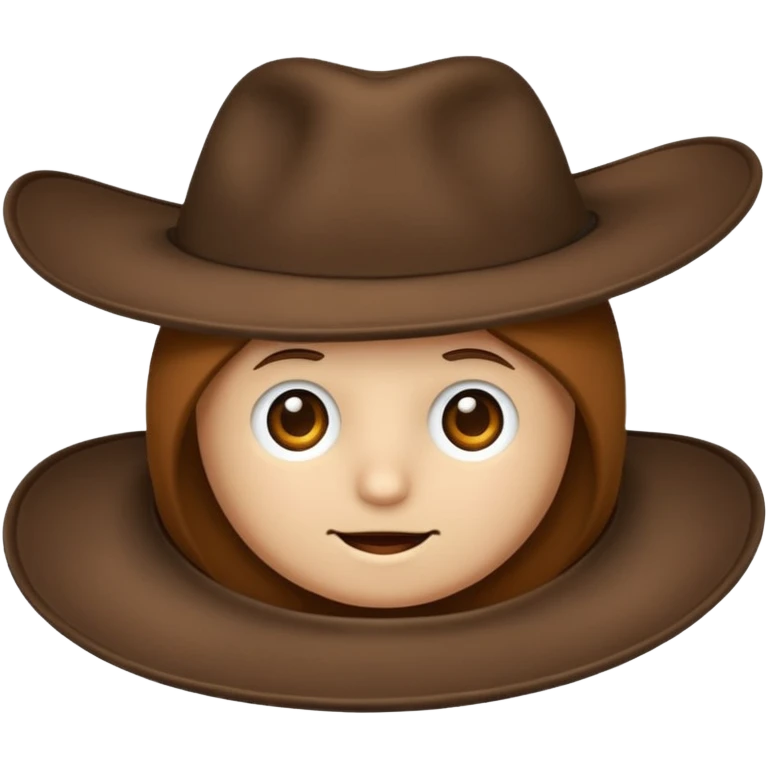 brown hat emoji