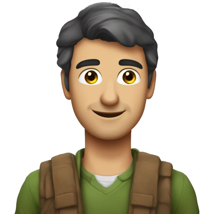 Çilli kumral kısa saçlı kız yanına da sarışın erkek sarılıyorlar  emoji