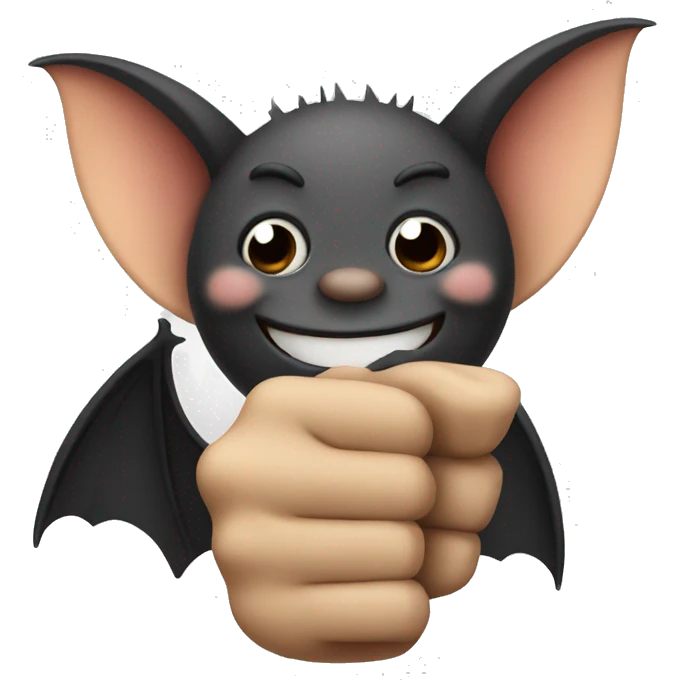 Bat thumbs up emoji