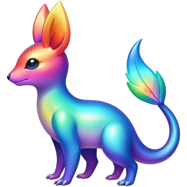  Iridescent gradient fakemon-creature  emoji
