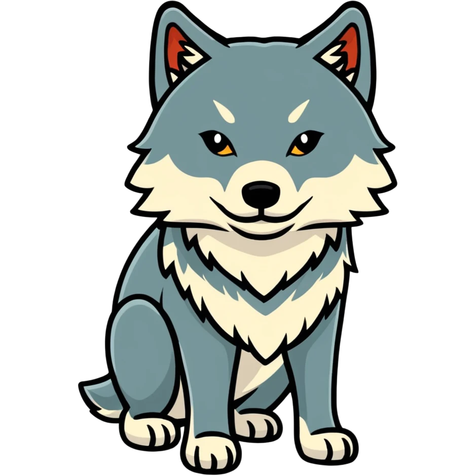 Wolf emoji