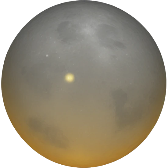 Sol y luna emoji