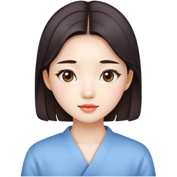 بنت كورية كيوت وجميله emoji