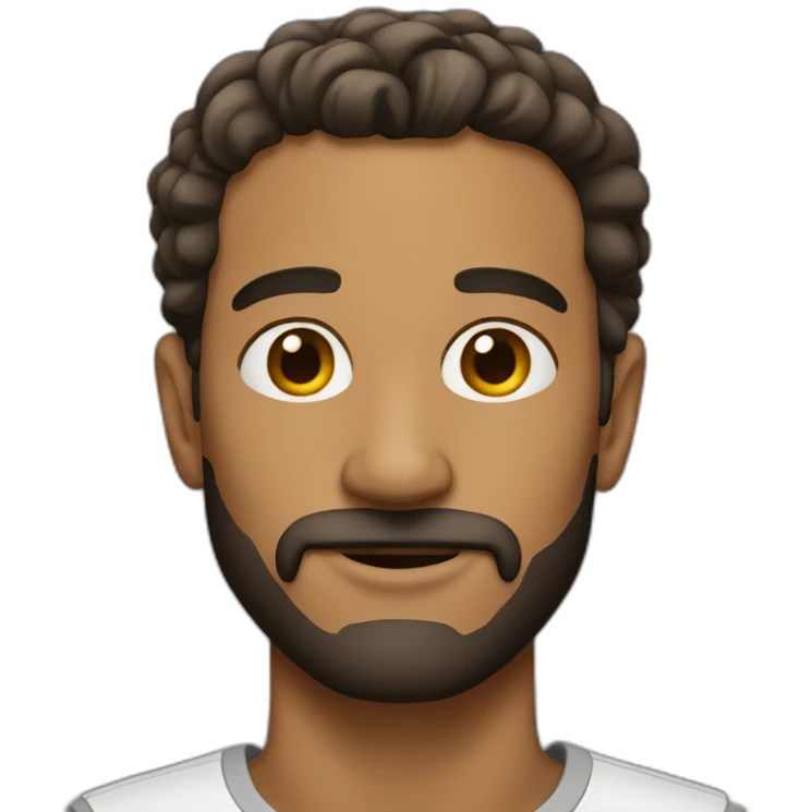man no beard emoji