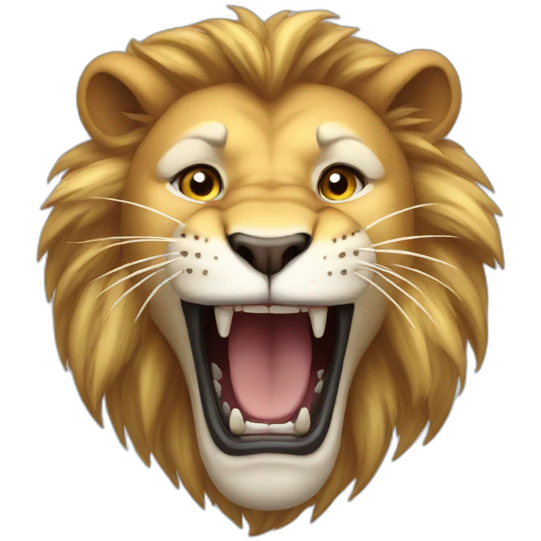 lion roaring emoji