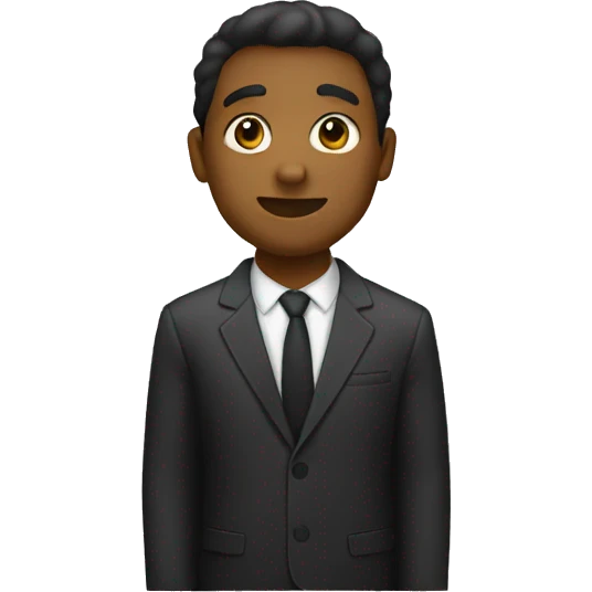 Lauthing emoji but black emoji