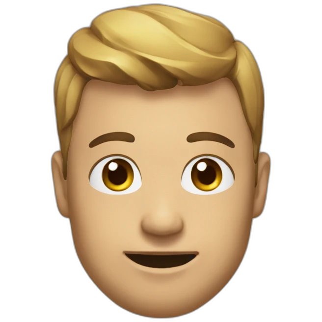 Mec étonné emoji