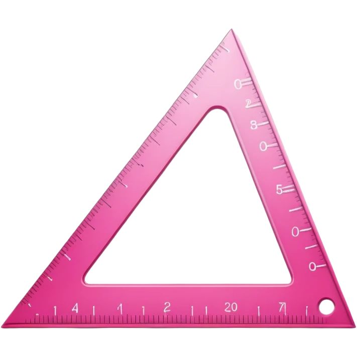 pink right triangle ruler emoji