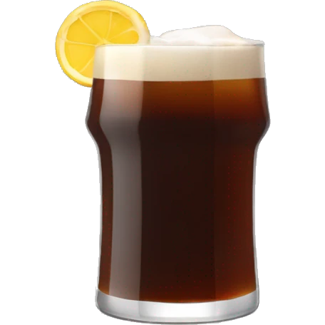Vaso de Fernet con coca emoji