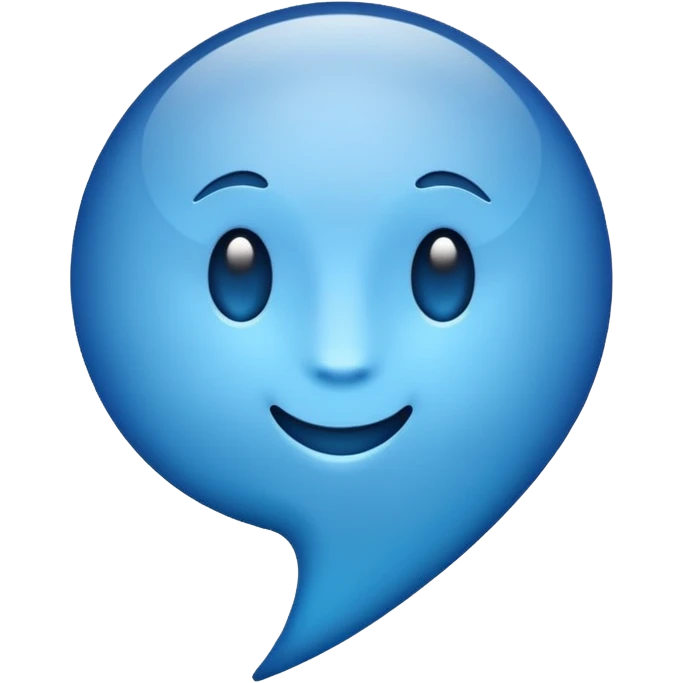 Blue tick mark emoji