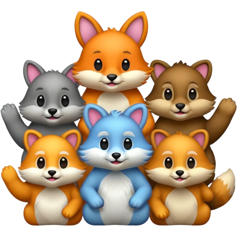 animals handing emoji