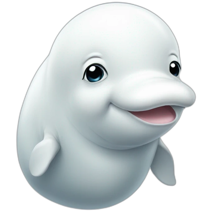 Sad beluga emoji