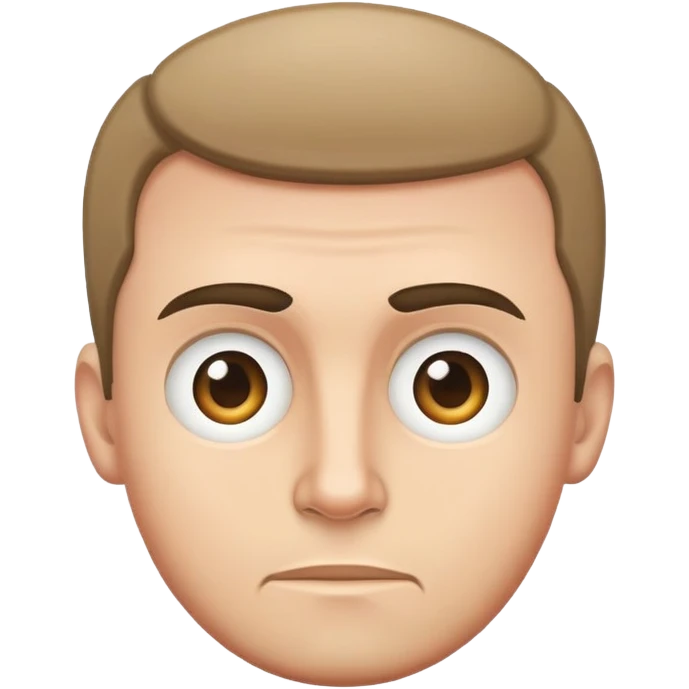 Man with a big head  emoji