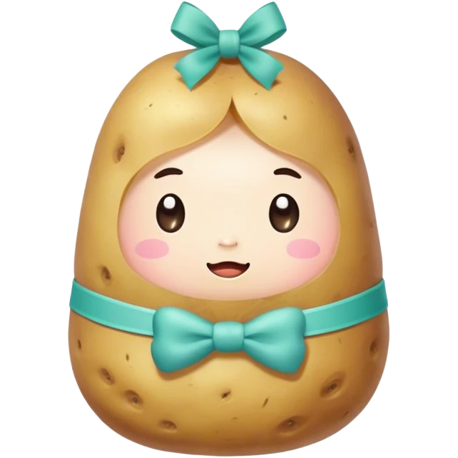 meditater kawaii potato bow emoji