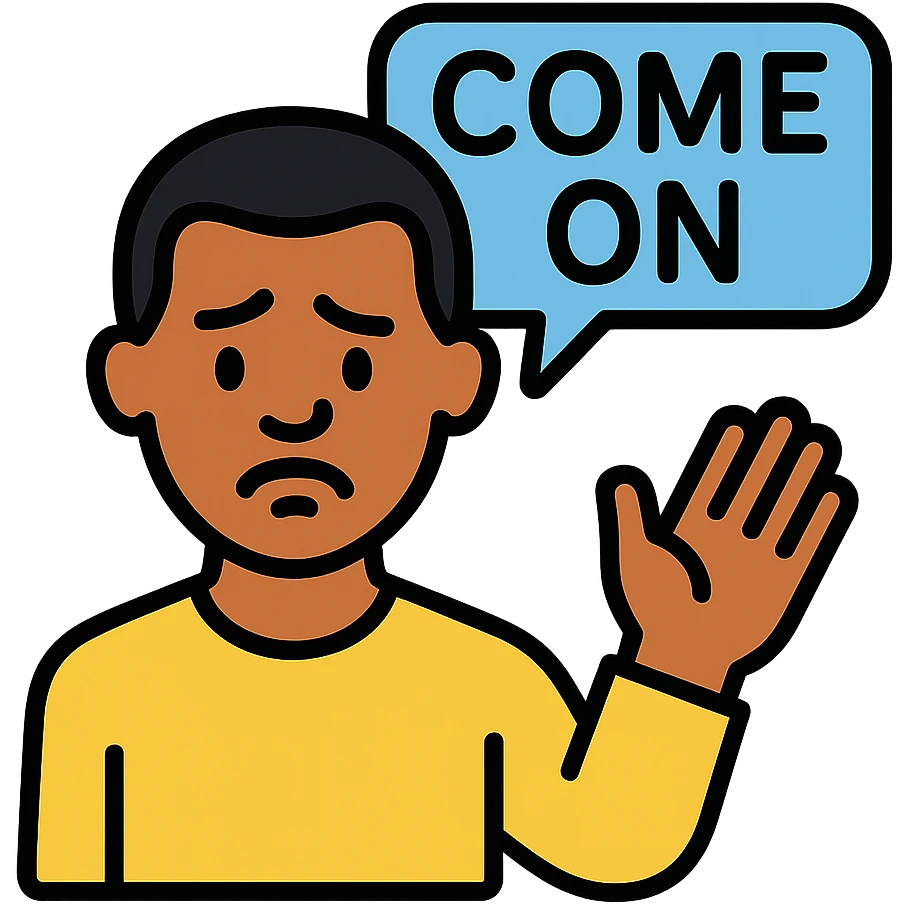 come on, man emoji