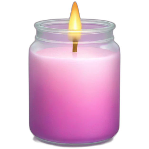 Aesthetic candle in jar emoji