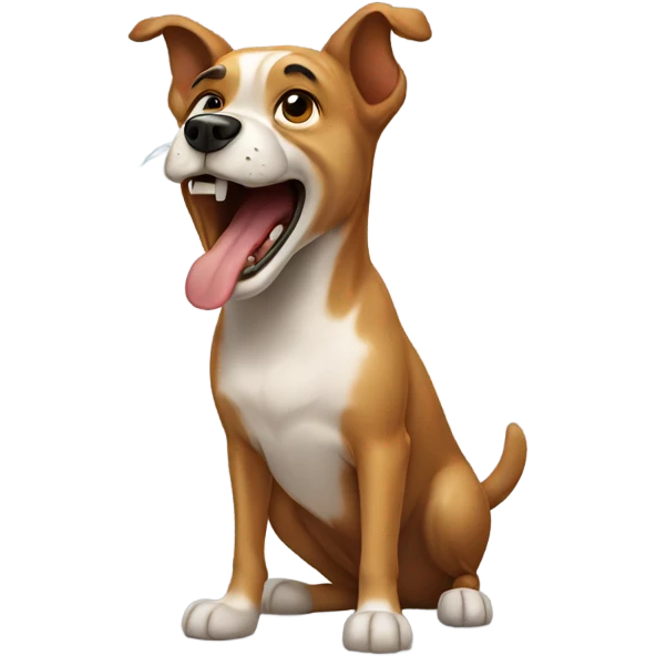 dog barking emoji