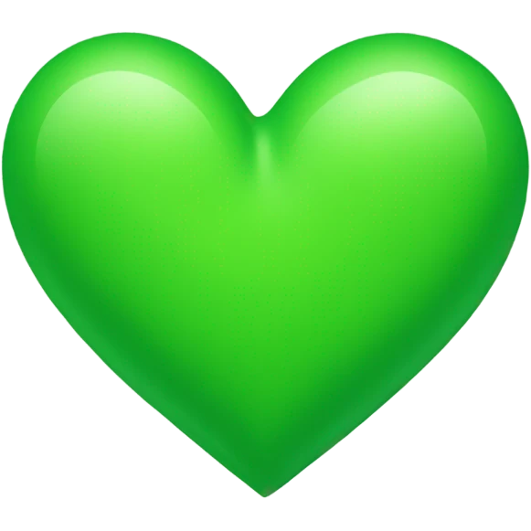 Green heart emoji