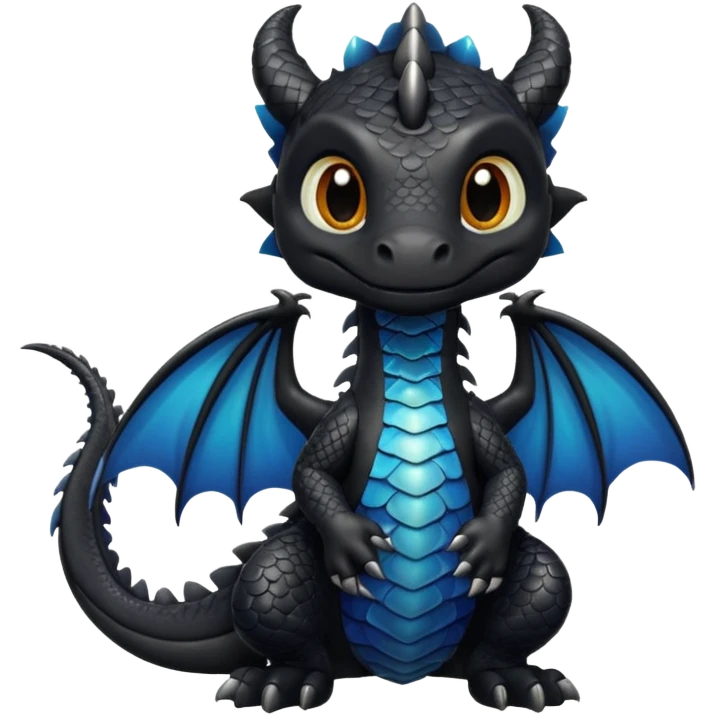 baby black dragon emoji
