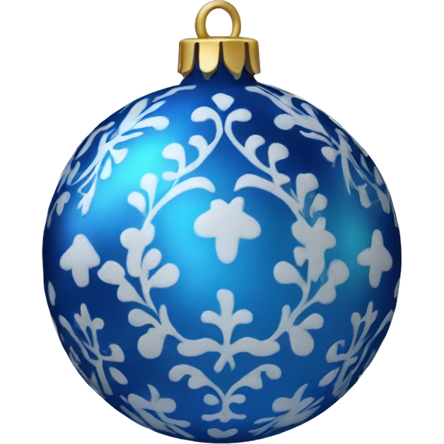 Blue ornament emoji