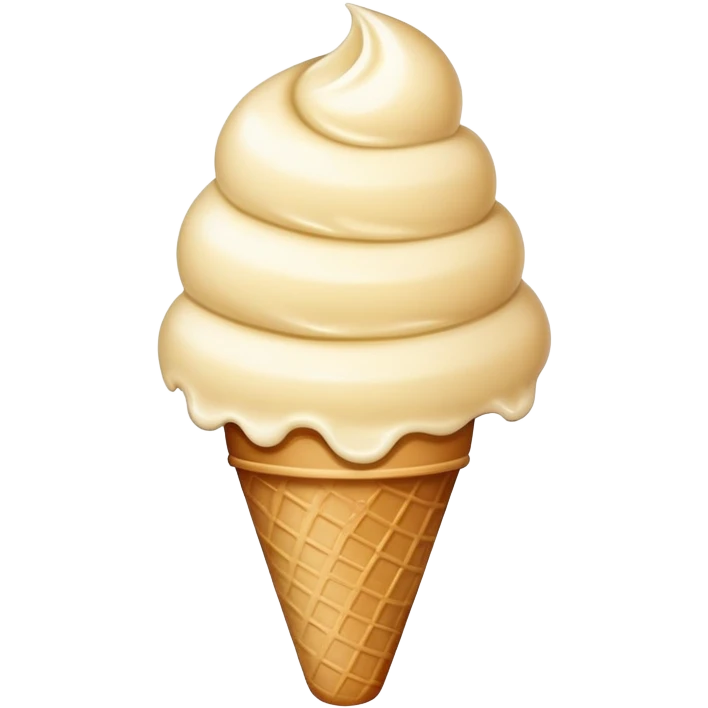 beige icecream emoji