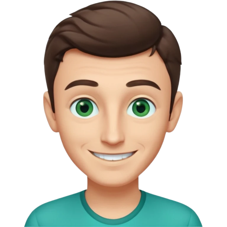 George Russell F1 green eyes with turqoise outfit emoji