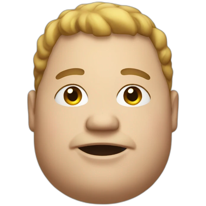 Chubby man emoji