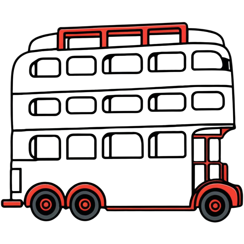 double decker bus emoji