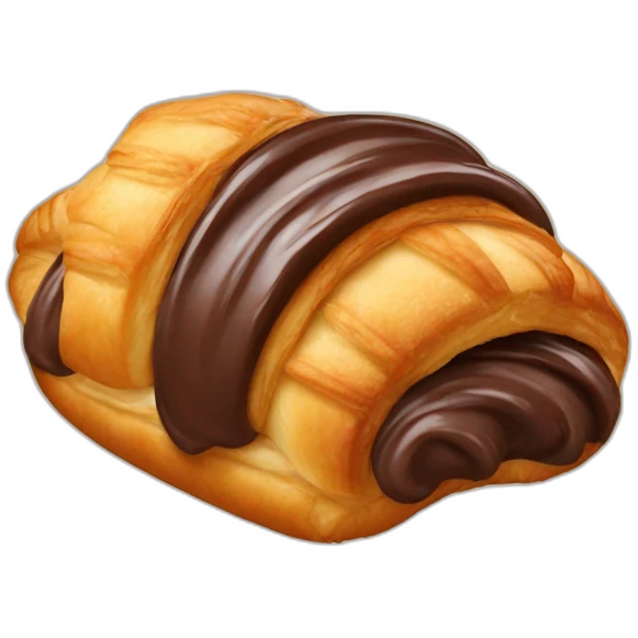 Chocolate croissant  emoji