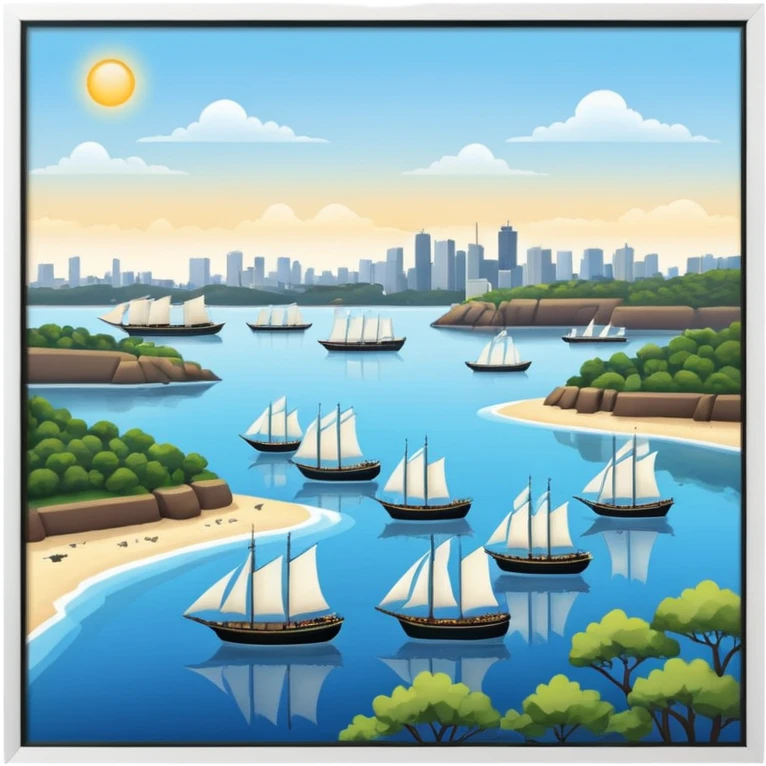 First fleet Sydney cove emoji