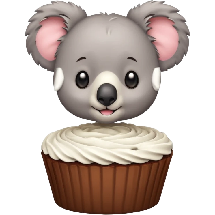 Koala cake emoji