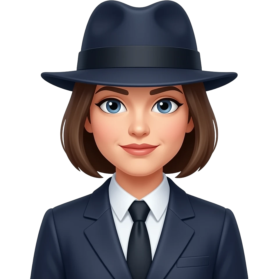 female detective emoji