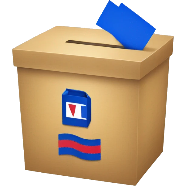 vote box with dominican box emoji