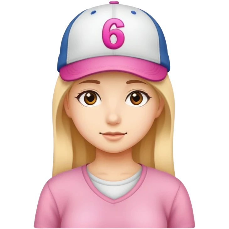6 breast size of a 15 year old girl in a cap and  emoji