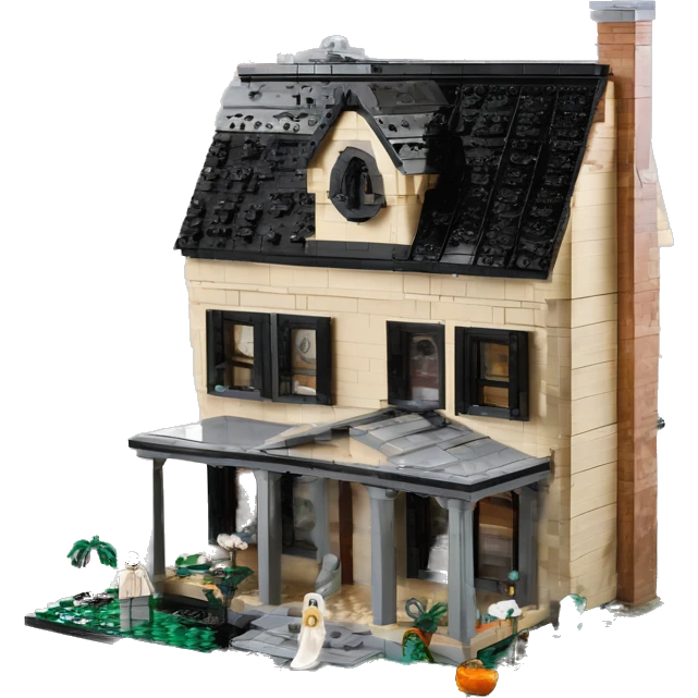 Lego Barbie’s and Darth’s very dusty and old disturbing disgusting ghostly haunted horror dream house mansion  emoji