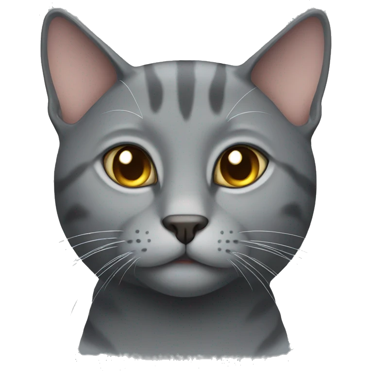 Gray cat  emoji