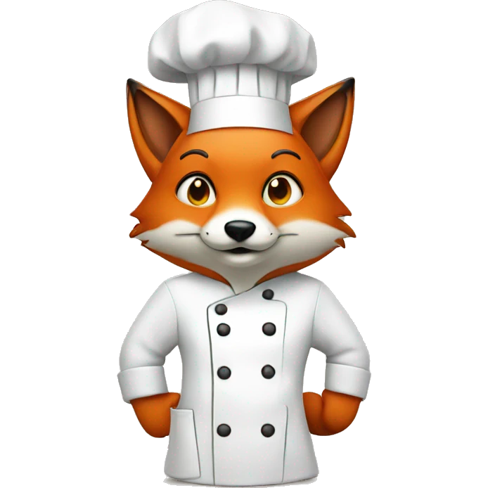 fox as a chef emoji